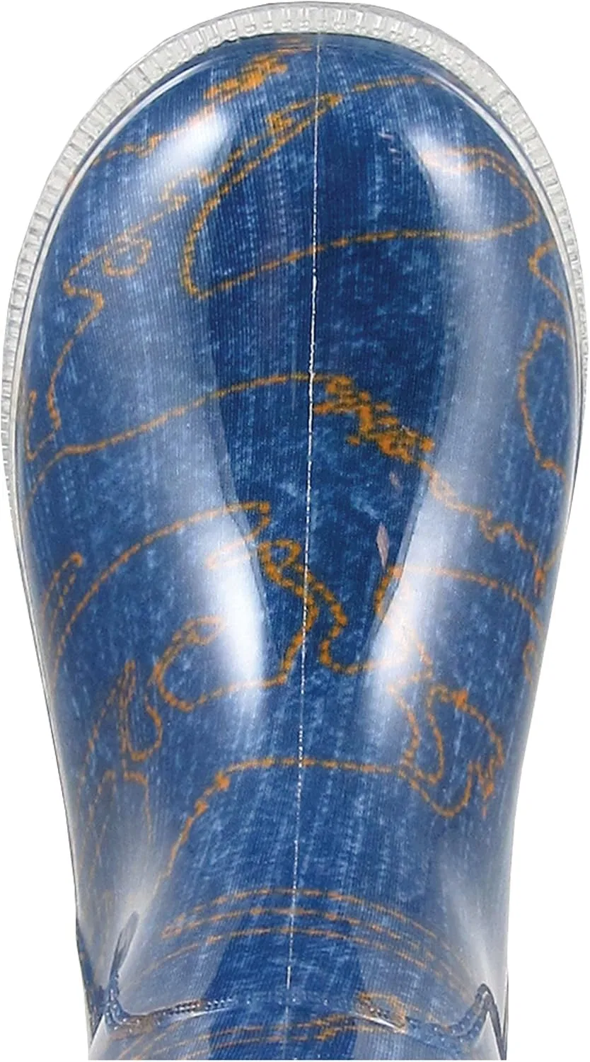 Детские ботинки для мальчиков с принтом Starlight Denim Blue Smoky Mountain Boots, Blue — фото 3