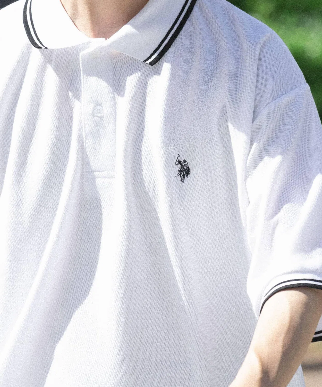 Мужская поло с коротким рукавом U.S. POLO ASSN., Blue — фото 2