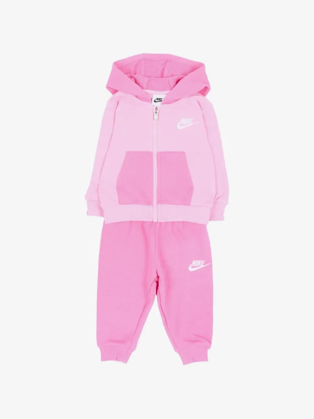Костюм из трех предметов с логотипом Nike Kids, розовый — фото 2