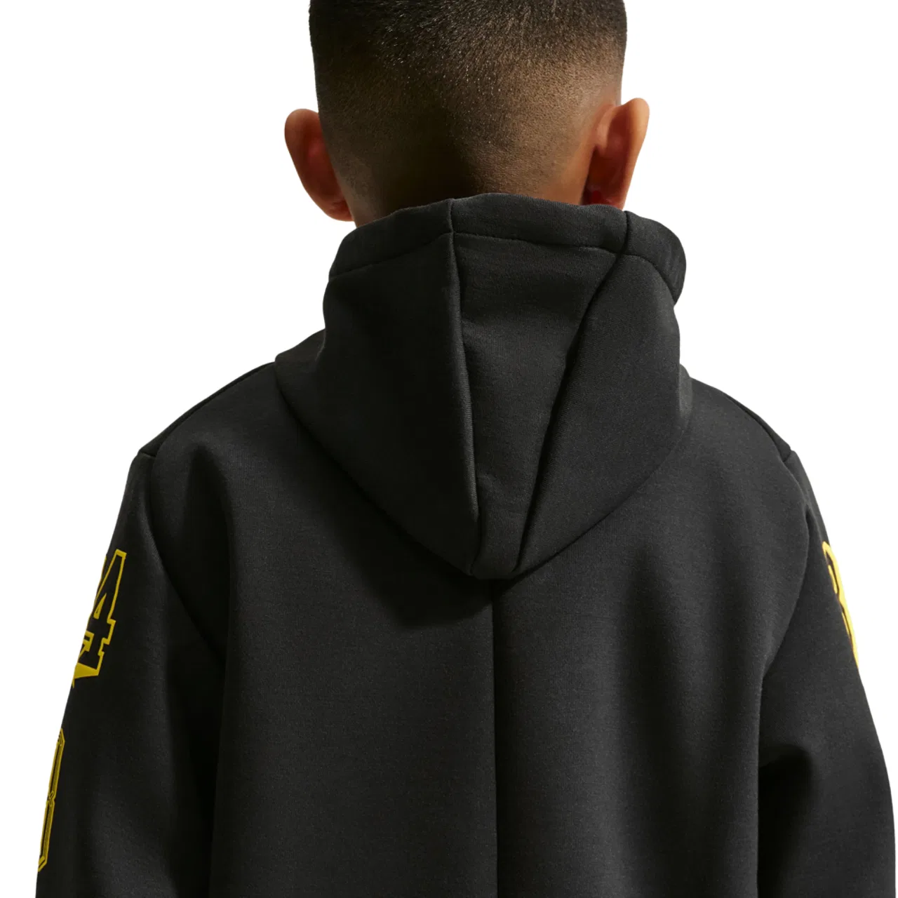 Худи для мальчиков Fleece Pullover Hoodie ASW Nike, черный/желтый — фото 2