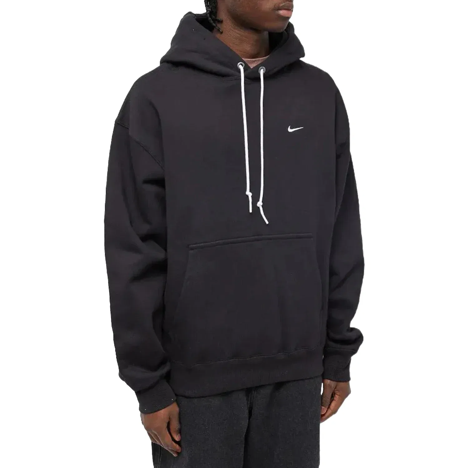 Мужская толстовка Nike Solo Swoosh, Black — фото 2
