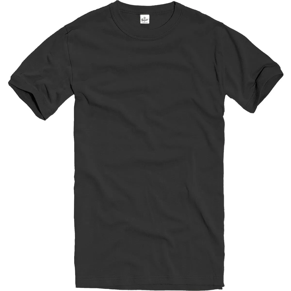 Мужская футболка с круглым вырезом Brandit BW, Schwarz