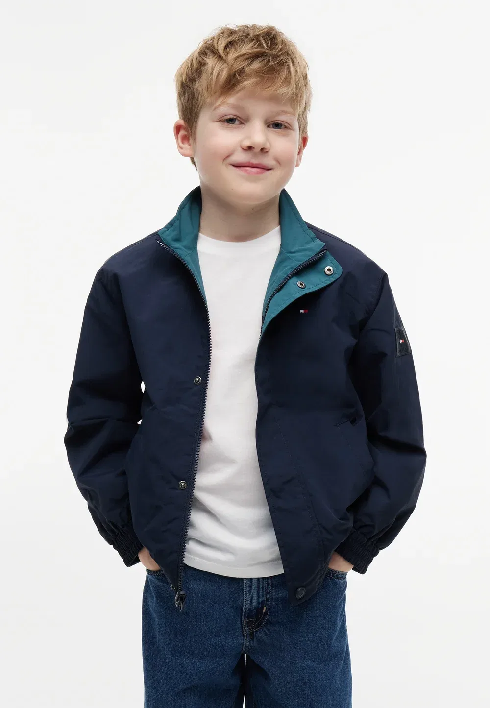 Куртка с флагом - легкая куртка Tommy Hilfiger, Dark Night Navy