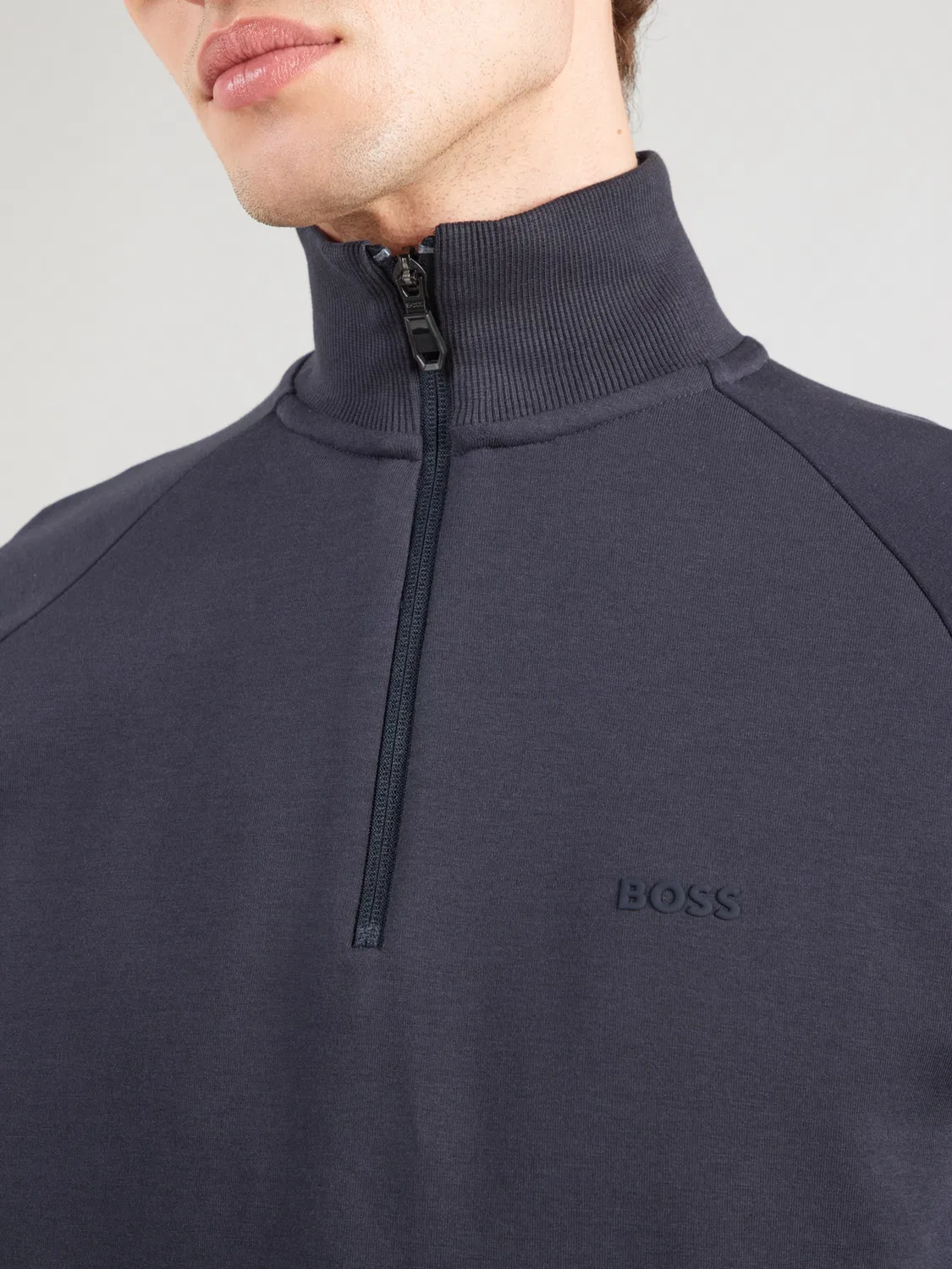 Толстовка Boss дымчато-синего цвета — фото 2