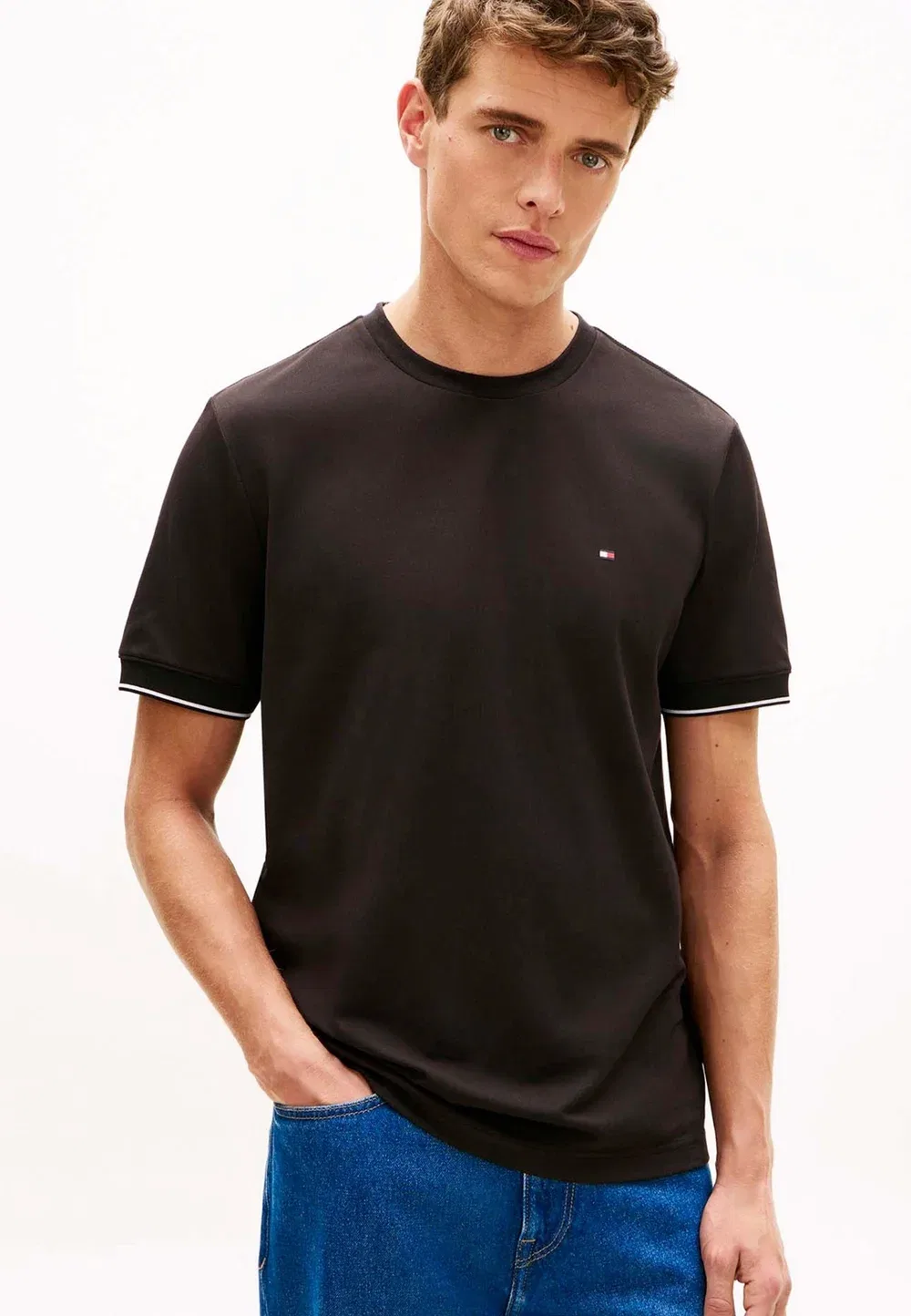 Простая футболка Tommy Hilfiger, Black