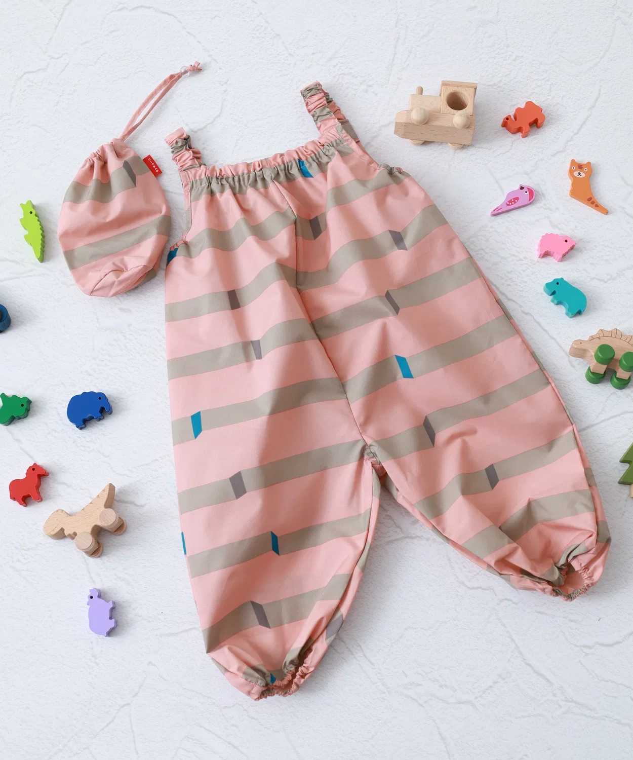 Детский комбинезон с водоотталкивающей пропиткой 392 plusm, Pink