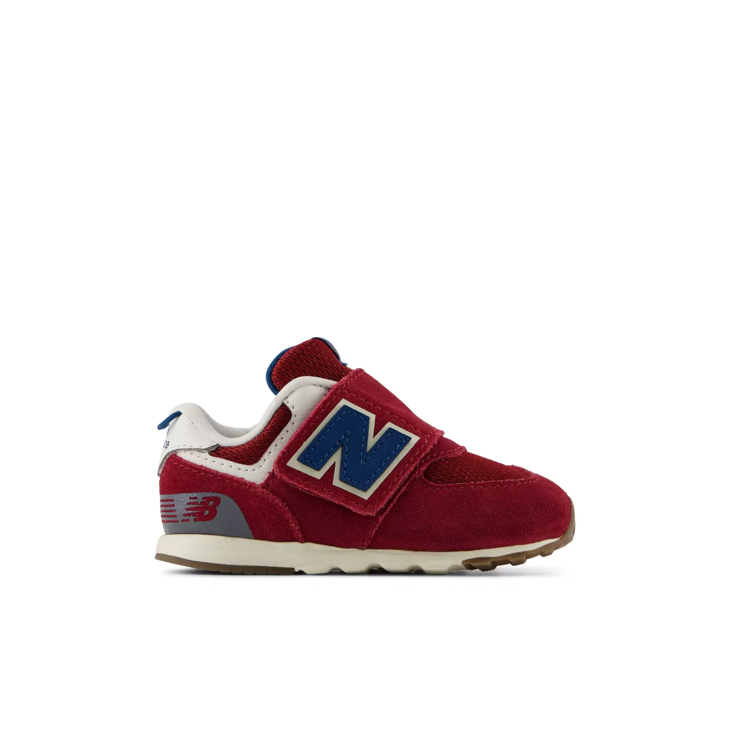 Детские кроссовки на липучке 574 New Balance, Podium Red With Streamsong