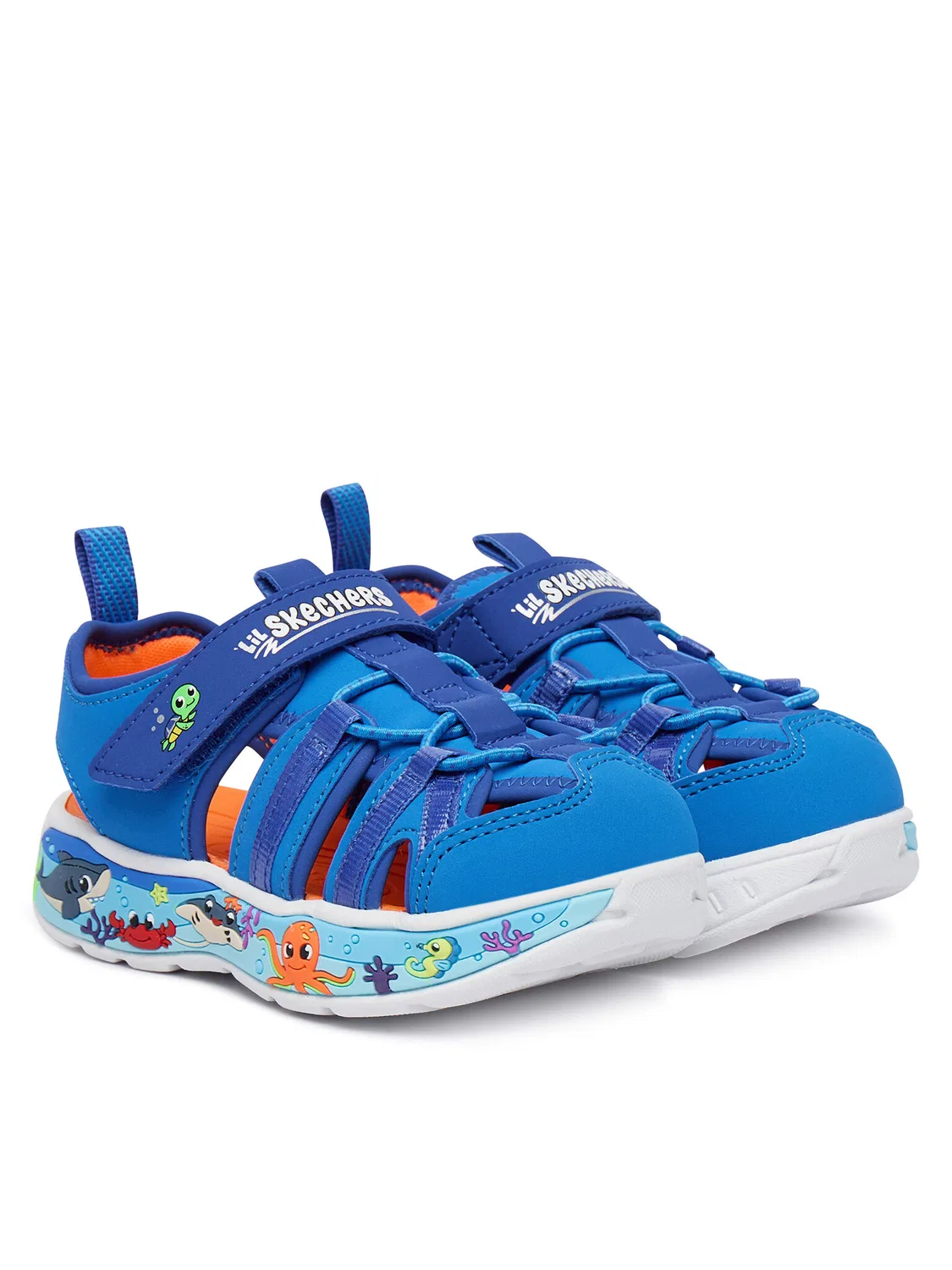 Сандалии для мальчика Infants' Play Scene Splash Skechers, синий — фото 2