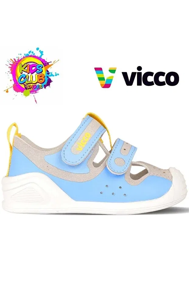 Детские кроссовки для девочек текстильные с принтом Vicco Riga First Step Baby Igor, Multicolor