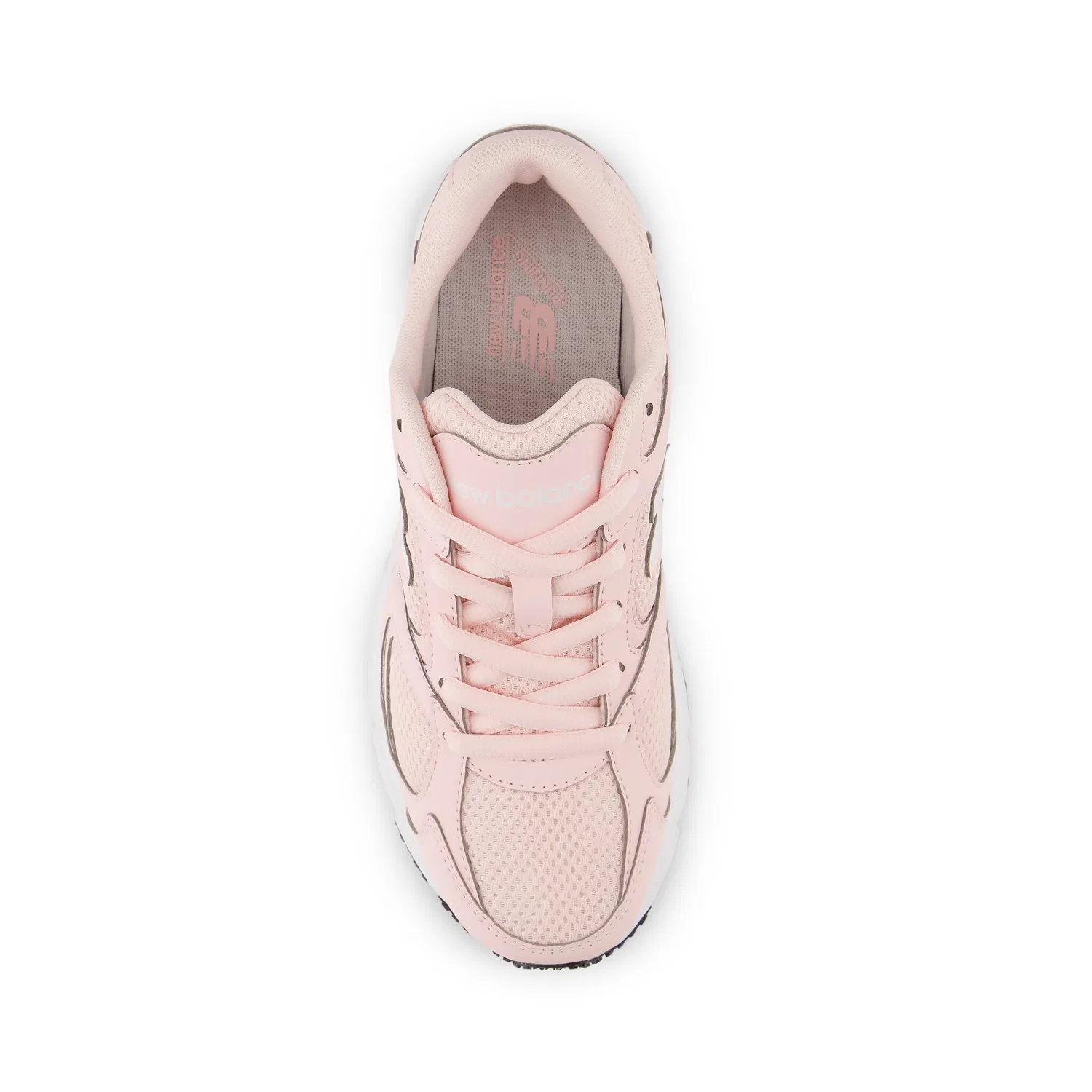 Детские кроссовки на шнуровке New Balance 408, Shell Pink — фото 4