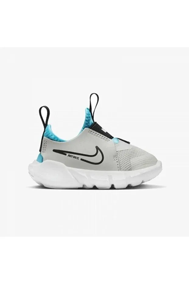 Детские кроссовки для девочек без шнуровки Flex Runner 2 TDV Nike, Black — фото 2
