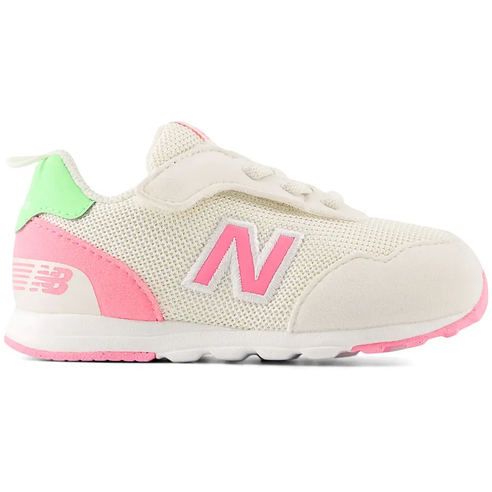 Детские кроссовки для девочек с застежкой липучка New balance 515 New-B, Beige