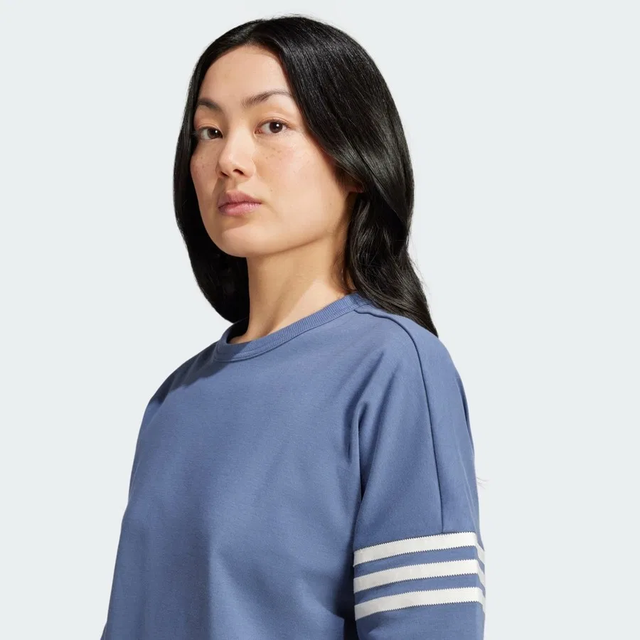Футболка с длинным рукавом Neuclassics Tee adidas, Синий — фото 4
