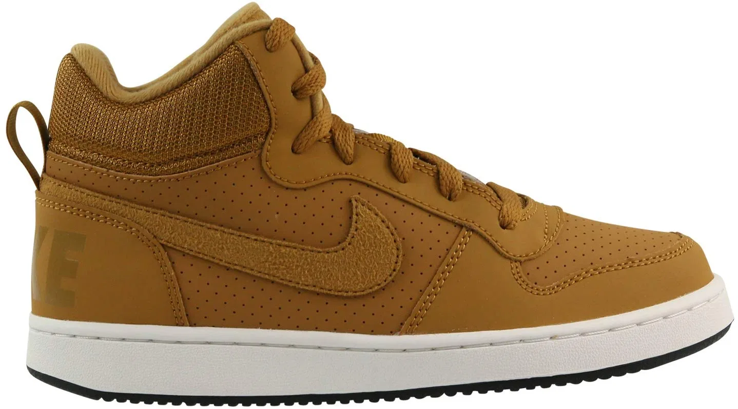 Детские баскетбольные кроссовки высокие NIKE Court Borough Mid (Gs) NIKE, Brown