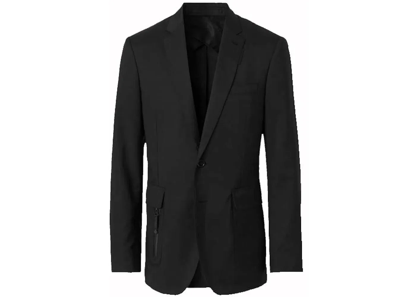 Мужской пиджак шерстяной Slim Fit Burberry, Black
