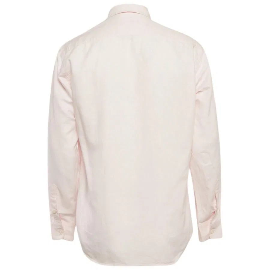 Мужская рубашка из льна с длинным рукавом Burberry, Pink — фото 3