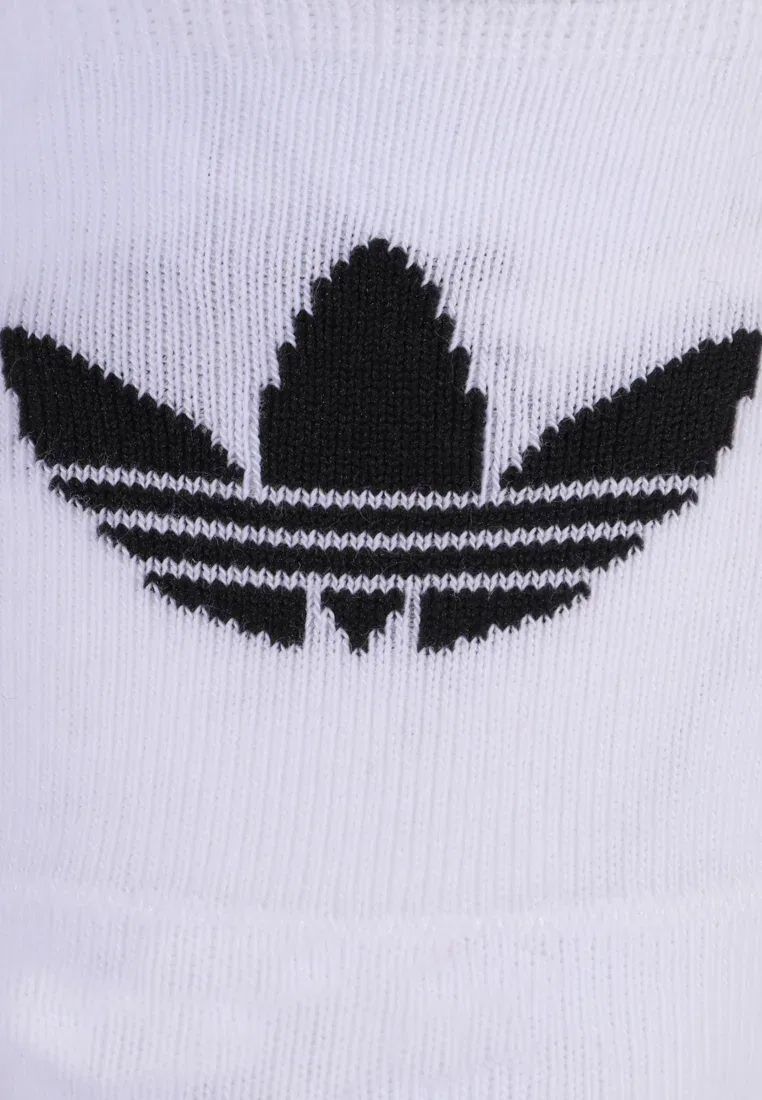 Невидимые носки (3 шт.) для кроссовок Adidas Originals, White/Black — фото 2
