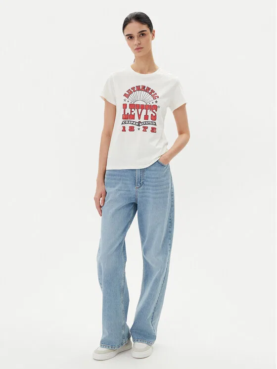 Футболка standard fit Perfect Levi'S, белый — фото 2
