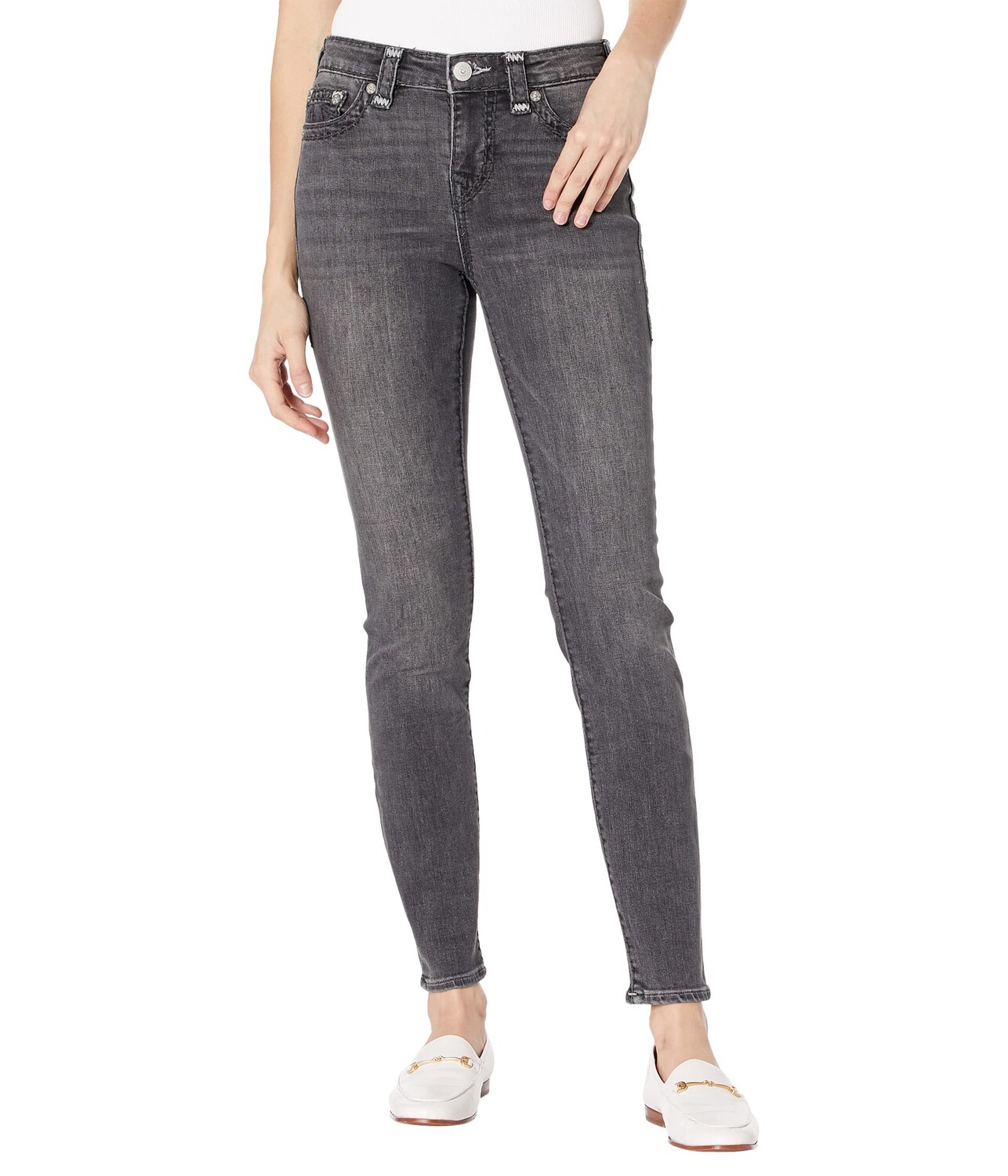 

Джинсы True Religion, Jennie Curvy Skinny Mid-Rise Super T in Harmonic