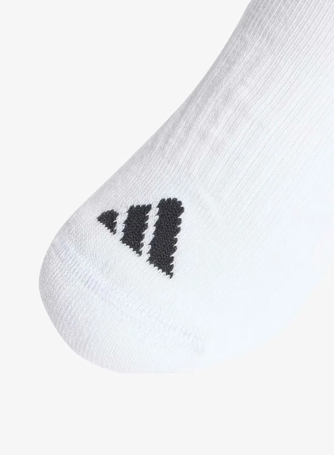 Носки с амортизацией комплект 3 пары 3-Stripes Adidas, белый — фото 3