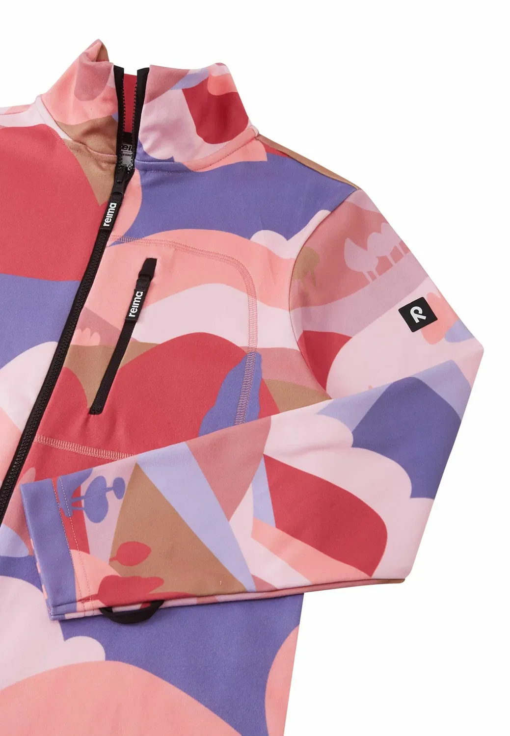 Флисовая куртка - флисовая куртка Reima, Rose Blush Print — фото 4