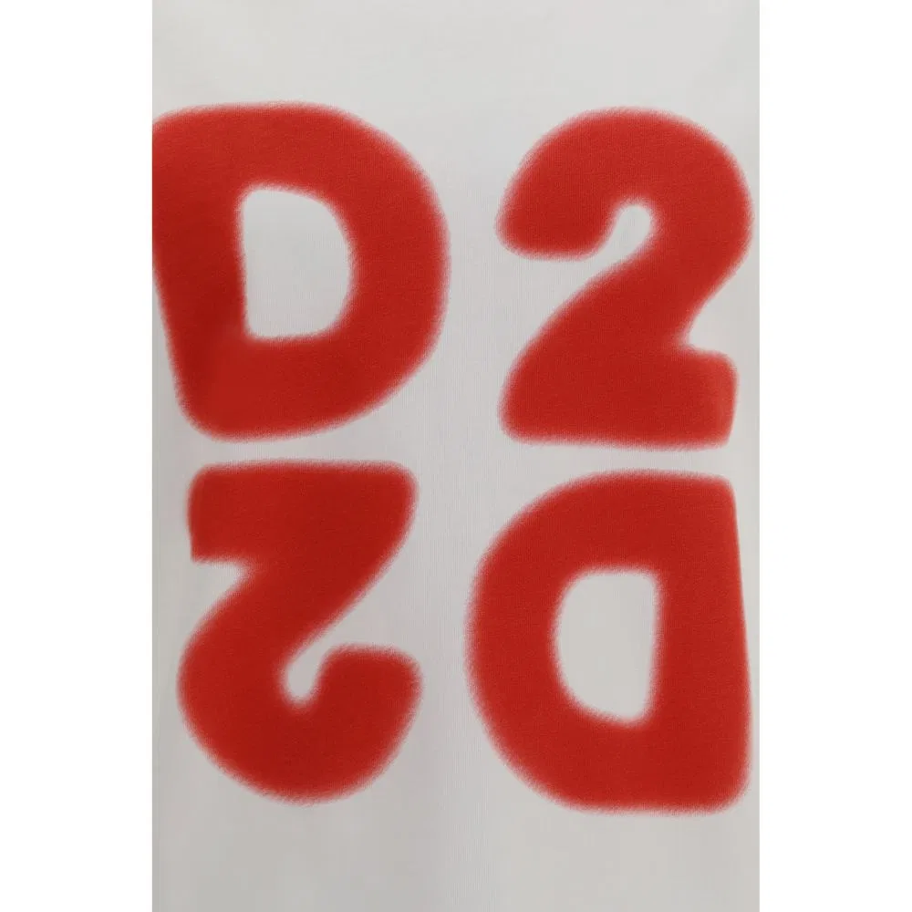 Мужская футболка с принтом Dsquared2, White — фото 3