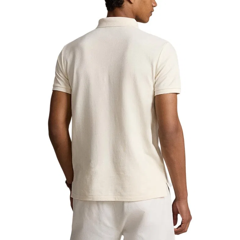 Мужское поло Milk White Polo Ralph Lauren, Milk White — фото 4