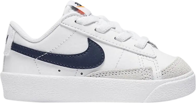 

Кроссовки Nike Blazer Low '77 TD 'White Midnight Navy', белый