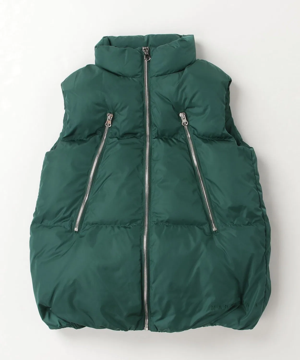 Детский стеганый жилет с капюшоном MM6 Maison Margiela, Green