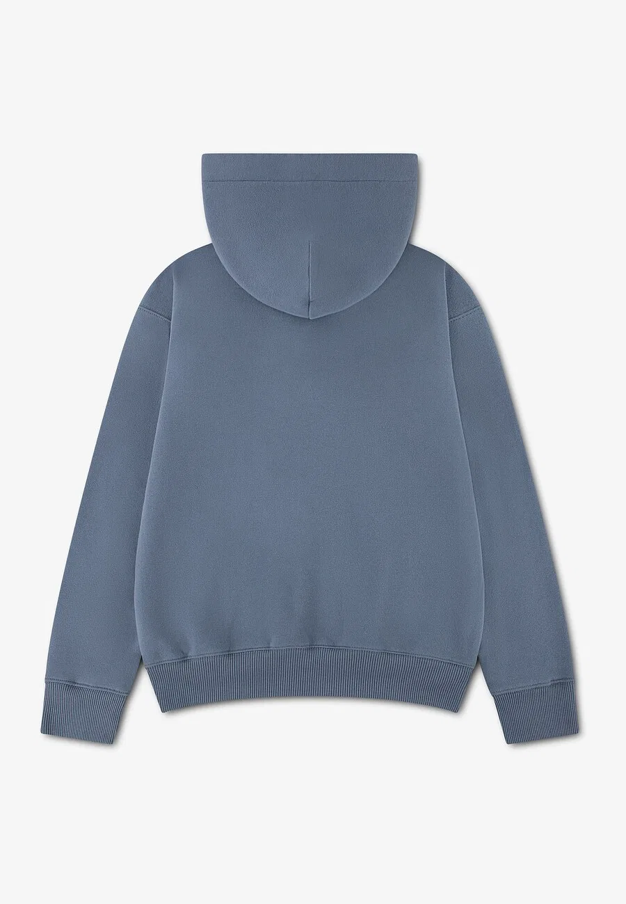 Свитшот Abercrombie & Fitch синего цвета — фото 2