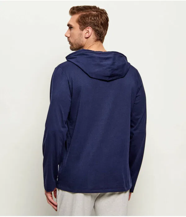 Мужское футерное худи с капюшоном Polo Ralph Lauren, Blu Marino — фото 3