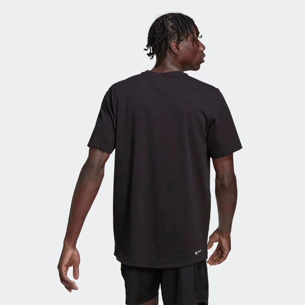 Мужская тренировочная футболка Designed 2 Move Logo Tee adidas, Black — фото 4