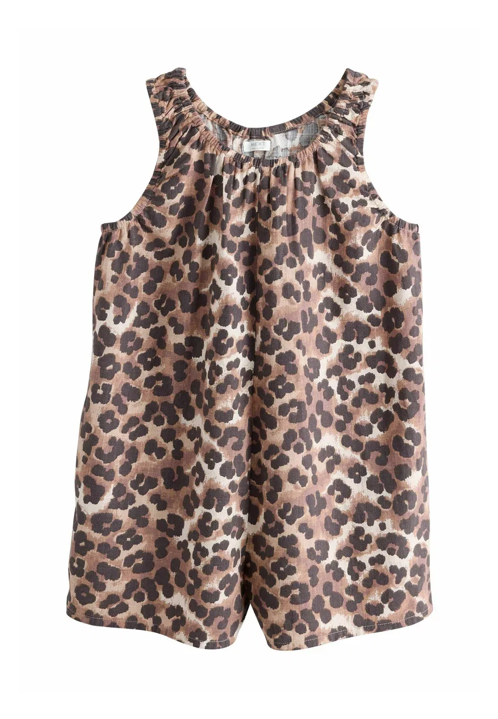 Комбинезон стандартного кроя с бретелями Next, Leopard Animal Print