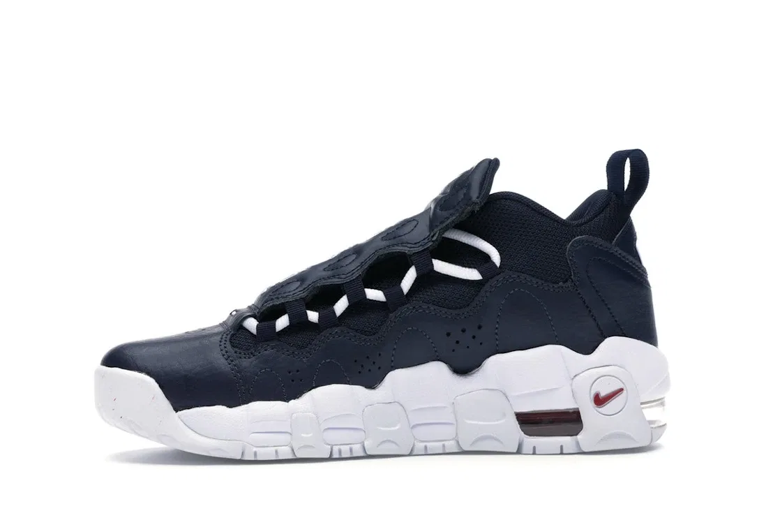 Детские кроссовки Lifestyle Nike Air More Money, Obsidian/White-Gym Red — фото 3