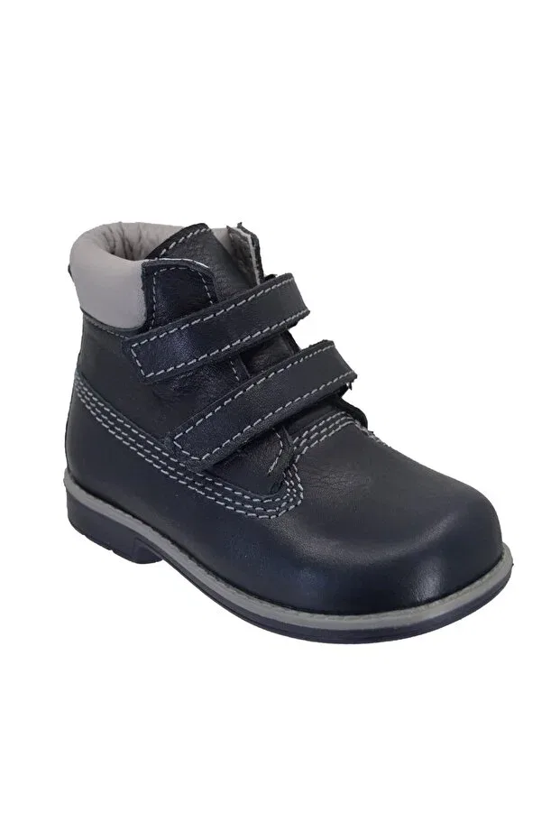 Детские ботинки для девочек с застежкой-липучкой Ortopedia, Navy Blue — фото 2