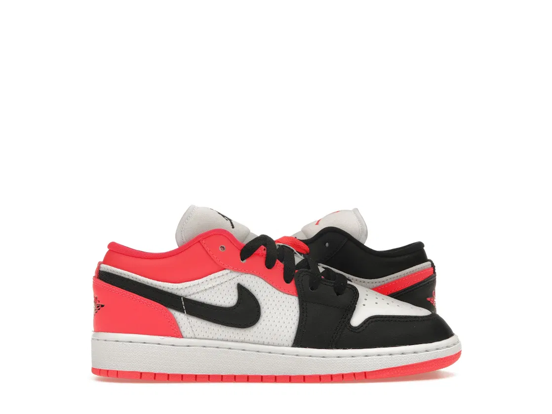 Детские кроссовки Lifestyle с контрастными элементами Jordan 1 Low SE Jordan, Infrared 23/White/Black