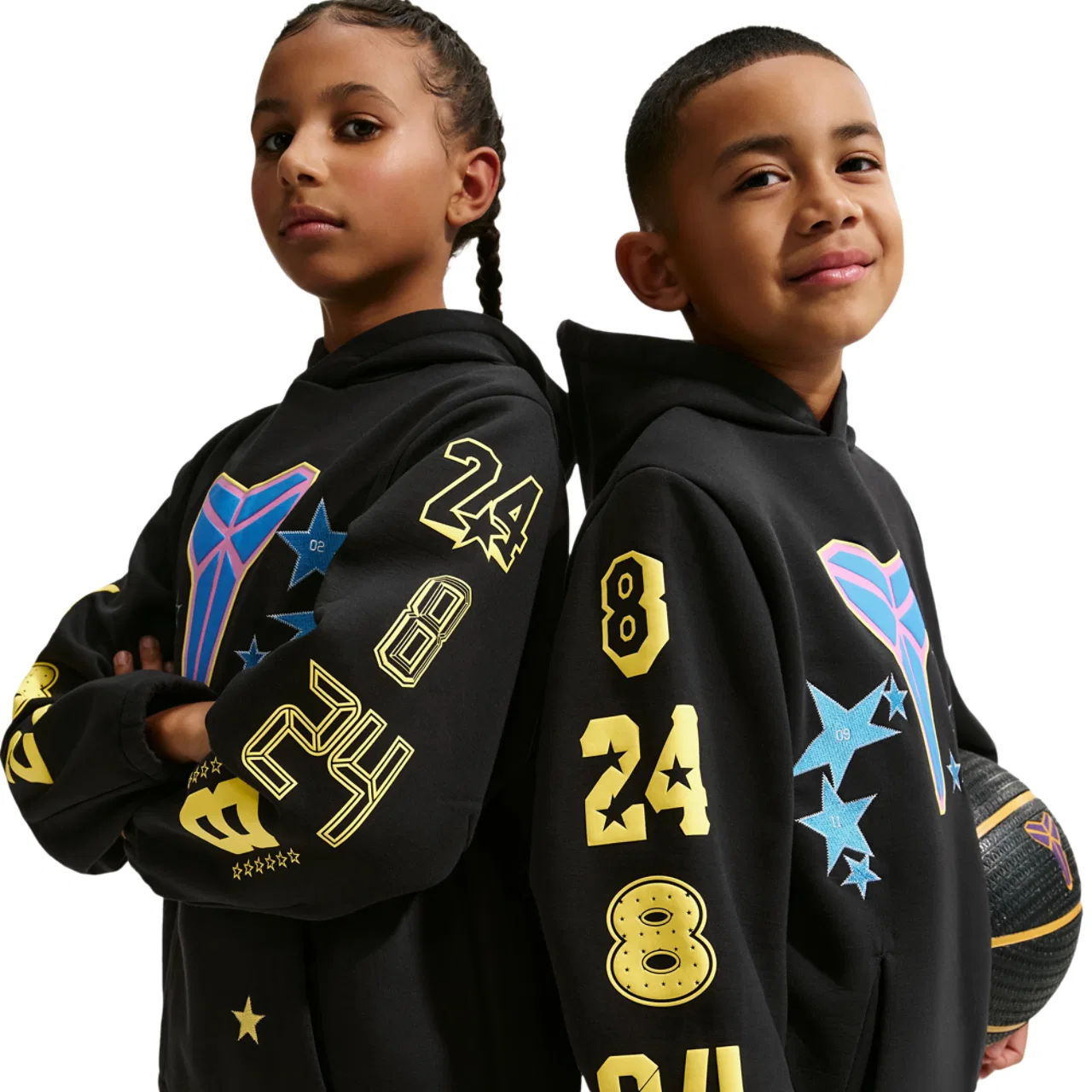 Худи для мальчиков Fleece Pullover Hoodie ASW Nike, черный/желтый