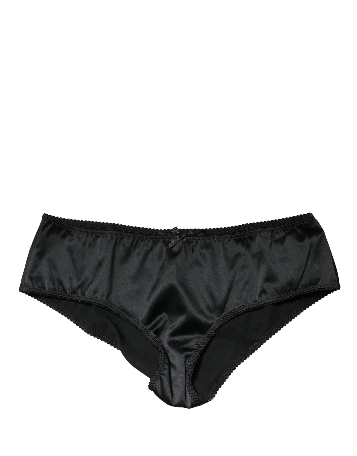 Женские трусы-слипы с логотипом Mid Waist Brief Panty Dolce & Gabbana, Black — фото 3