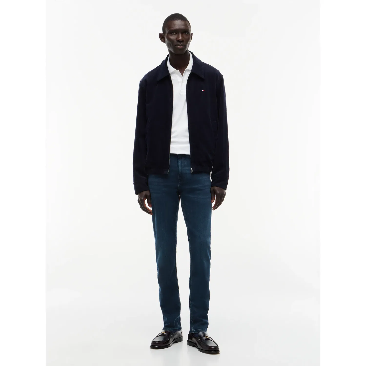 Мужские джинсы slim-fit CORE BLEECKER Tommy Hilfiger, Deep Blue — фото 4