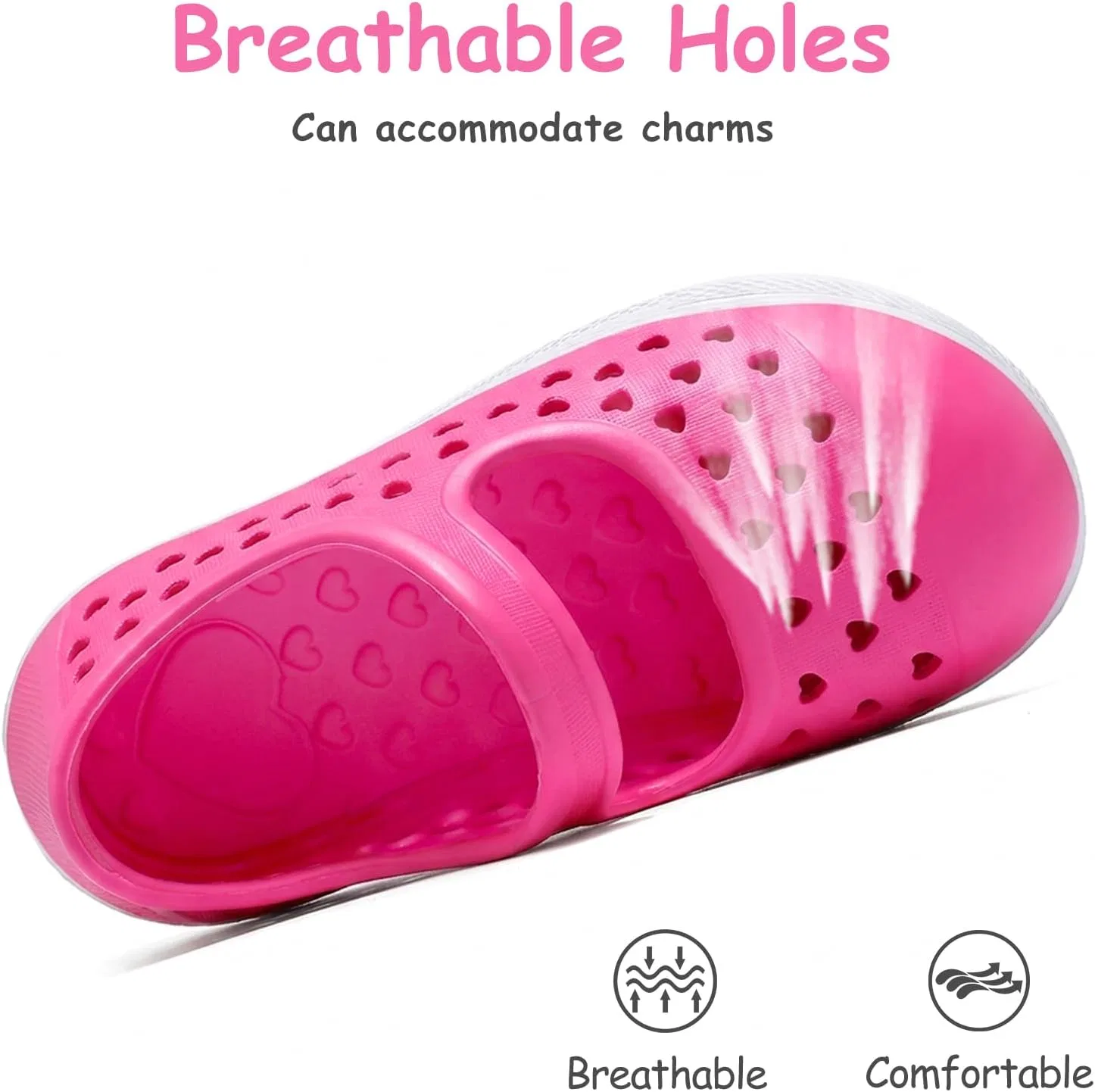 Детские туфли Мэри Джейн для девочек Mary Jane Water Shoes Nedaan, Rosered — фото 3