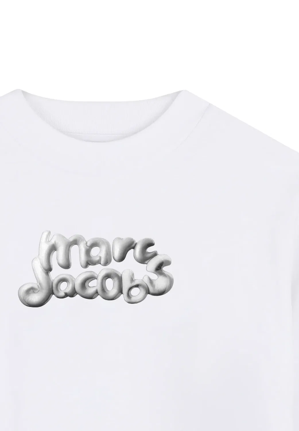 Футболка с длинным рукавом - топ с длинным рукавом Marc Jacobs Kids, White — фото 3