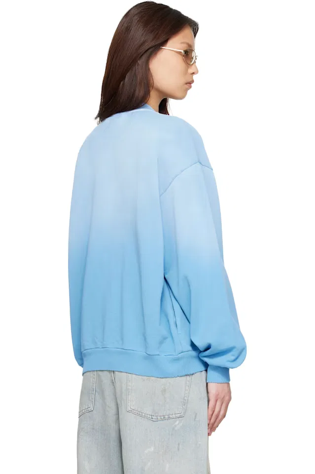 Синяя выцветшая куртка на молнии Acne Studios — фото 3