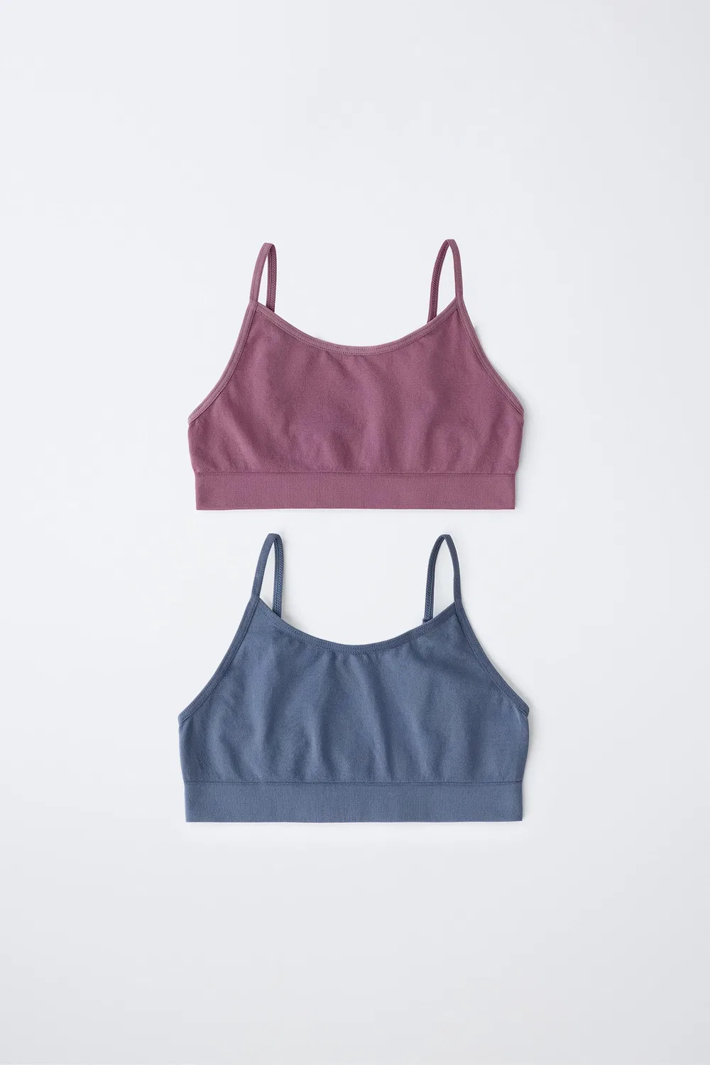 8-14 лет / Комплект из 2 бесшовных топов ZARA, Multicoloured — фото 4