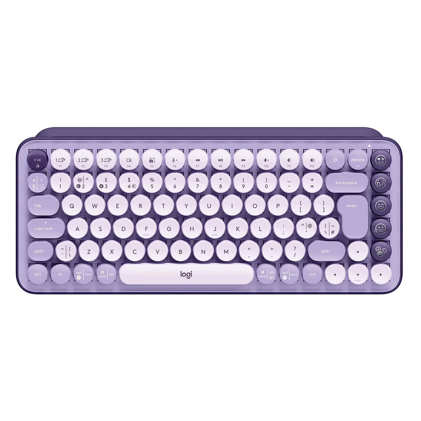 

Клавиатура Logitech POP Keys, английская раскладка, фиолетовый