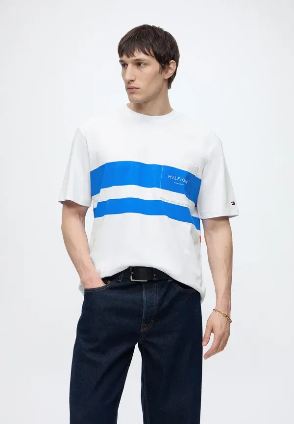 Футболка с принтом Sail pack Tommy Hilfiger, белый — фото 4