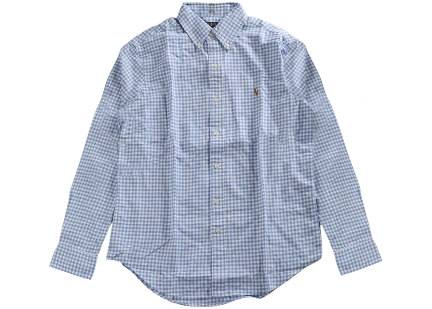 Мужская рубашка с длинным рукавом Polo Ralph Lauren, A Light Blue/White