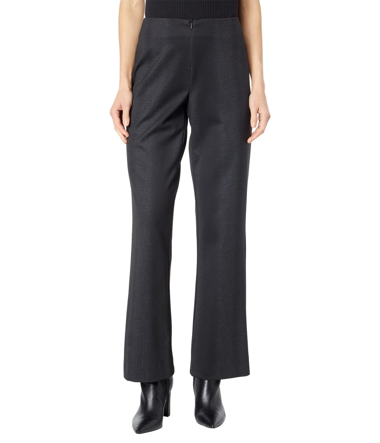 

Брюки Krazy Larry, Knit Wide Leg Front Zip Pants, Серый, Брюки Krazy Larry, Knit Wide Leg Front Zip Pants