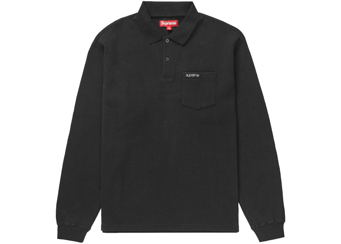 Мужская футболка с длинным рукавом Polo Supreme, Black