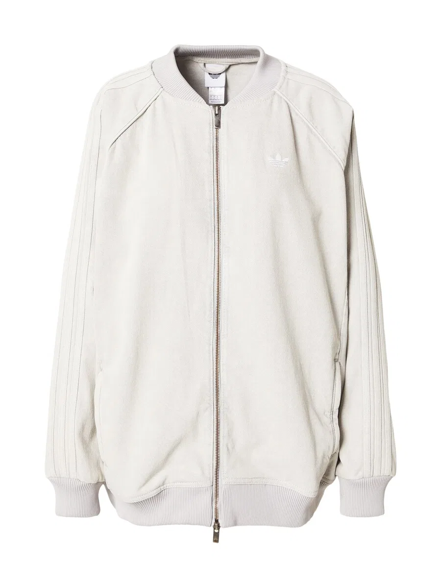 Куртка ADIDAS ORIGINALS Between-Season 'SST' светло-серого цвета