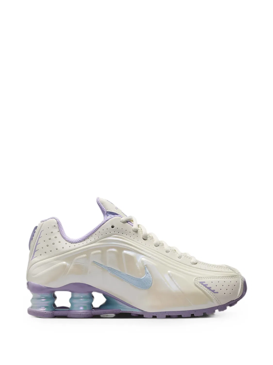 Кроссовки Shox R4 Nike Kids, белый — фото 2